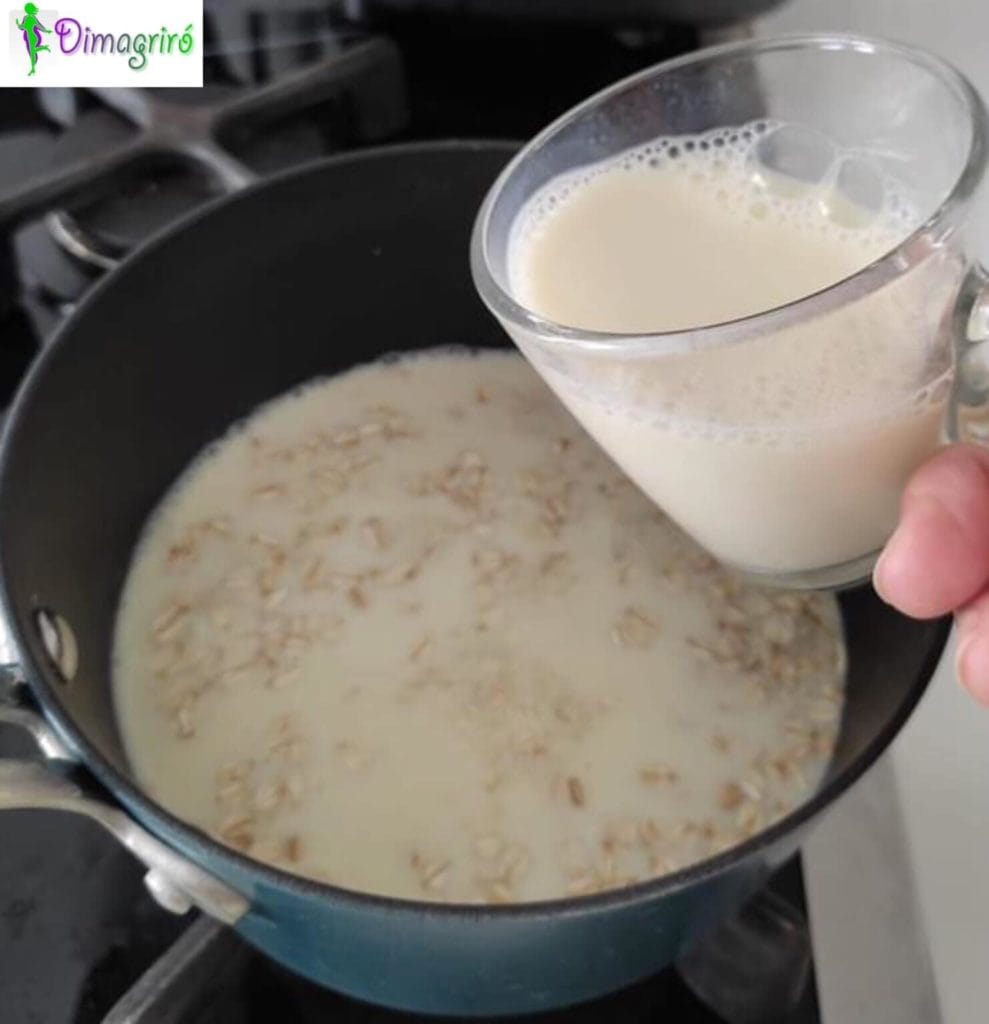 Latte, avena, chia e cannella