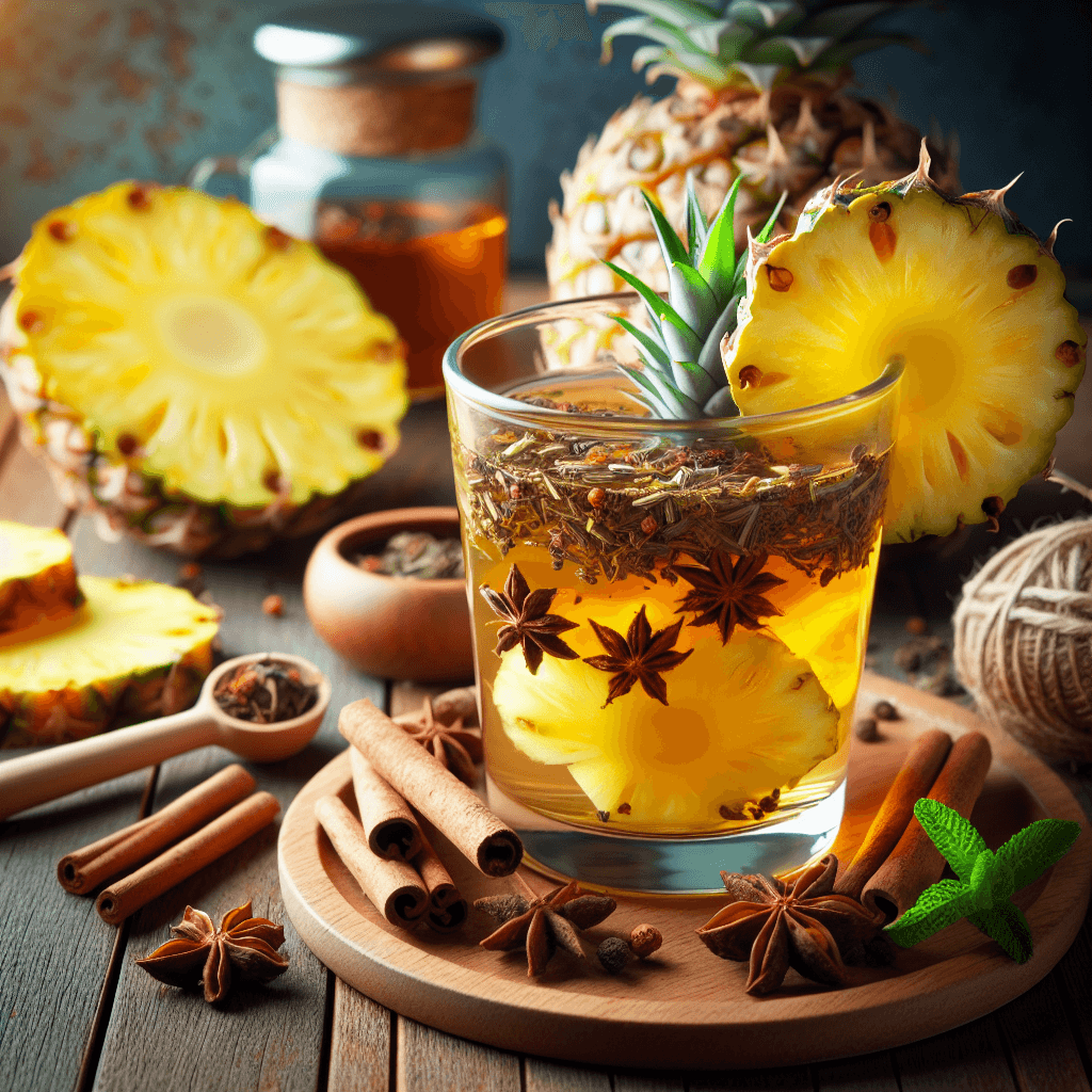 Agua de Cáscaras de Piña para Desinflamar el Vientre y Bajar de Peso