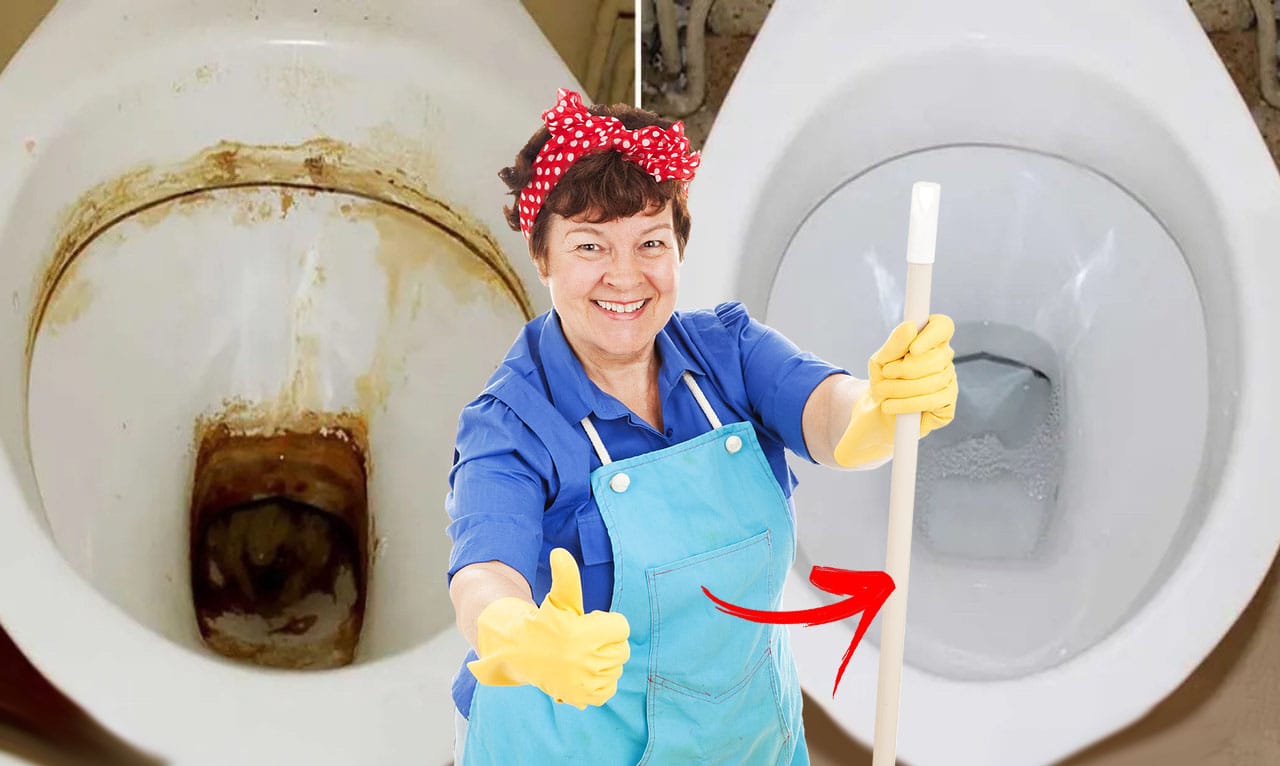Pensavo di non riuscirci, invece ho tolto il calcare dal wc in poche mosse!
