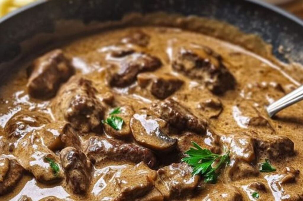 Beef Stroganoff